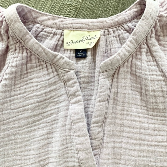 Universal Thread Cotton Gauze Flutter Sleeve Top - Picture 9 of 9